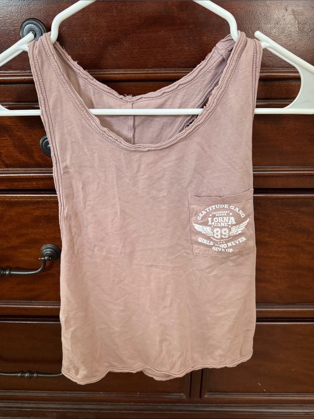 Lorna Jane Dusty Mauve Pocket Tank